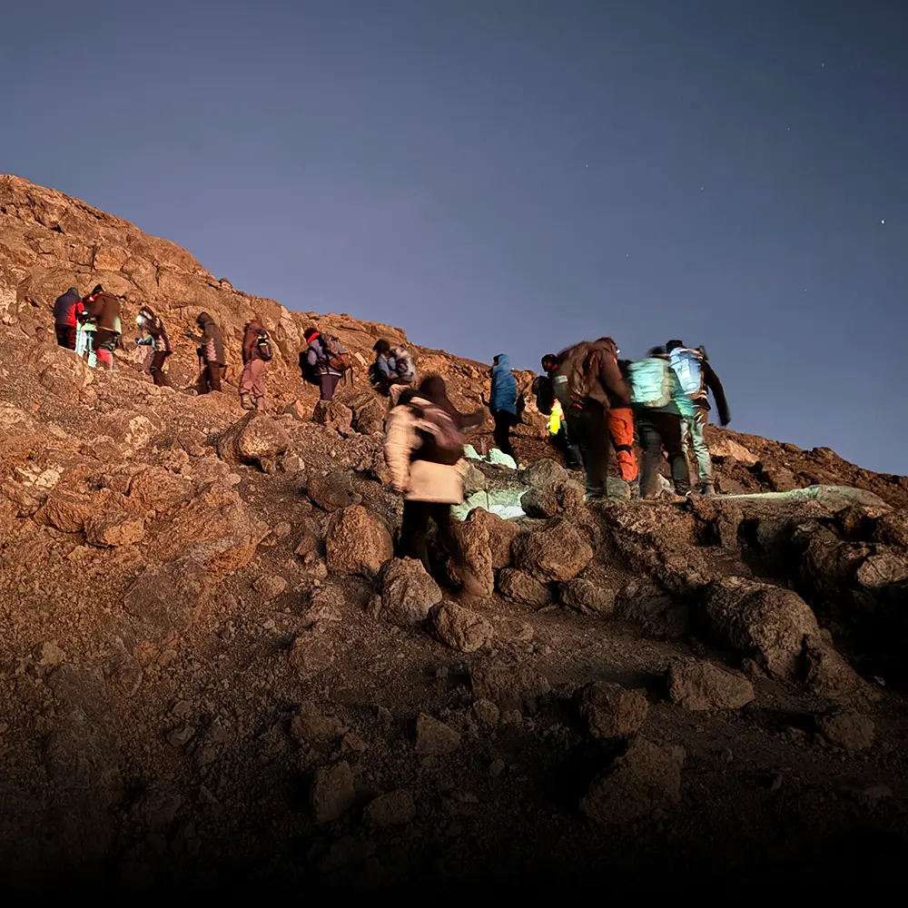 Climbing Kilimanjaro, Tanzania