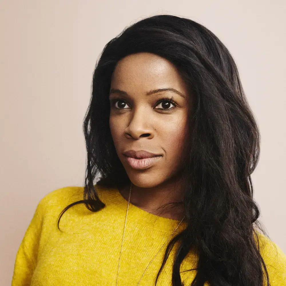 Portrait of a woman used in BecomingX's Accenture project imagery.